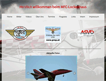 Tablet Screenshot of mfc-lockenhaus.at